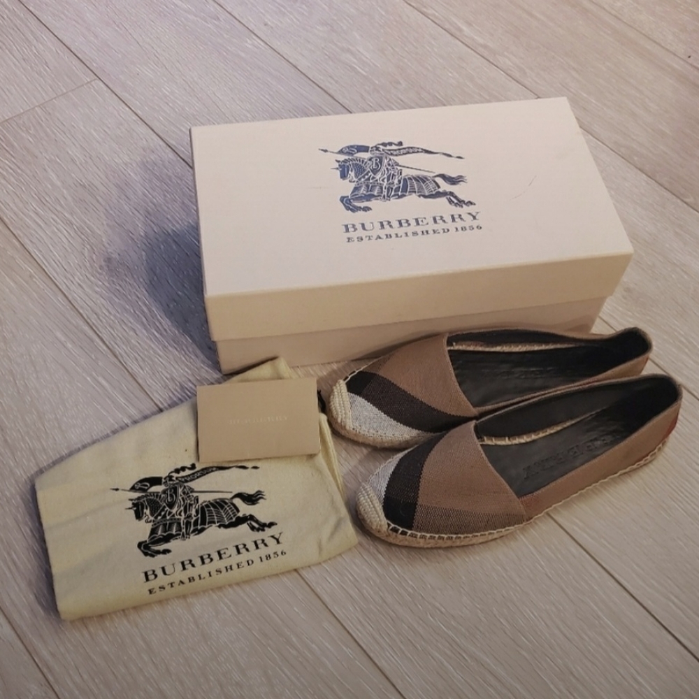 Authentic burberry espadrilles